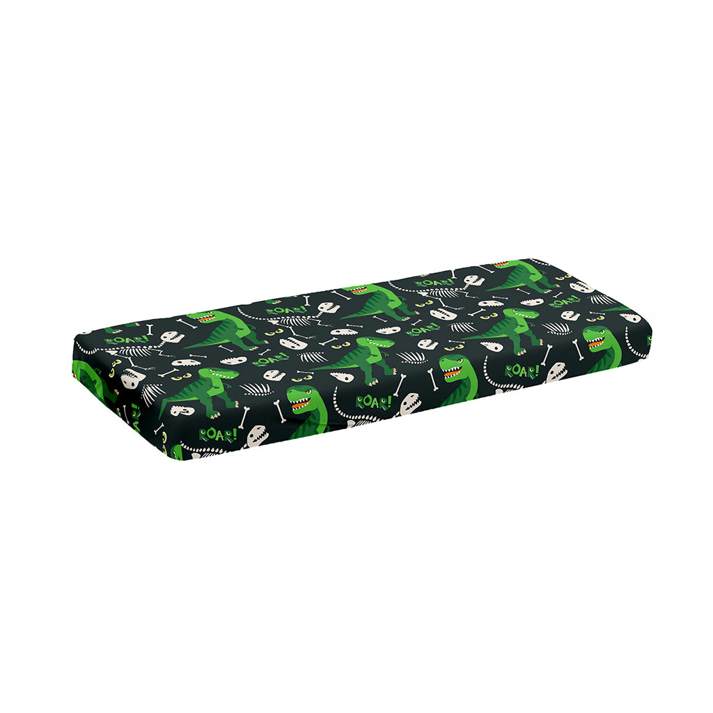 T-Rex And Dino Fossil Pattern Print Piano Keyboard Cover