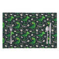 T-Rex And Dino Fossil Pattern Print Placemat