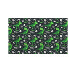 T-Rex And Dino Fossil Pattern Print Polyester Flag