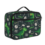 T-Rex And Dino Fossil Pattern Print Portable Lunch Bag