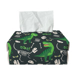 T-Rex And Dino Fossil Pattern Print Rectangle Tissue Box Cover