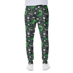 T-Rex And Dino Fossil Pattern Print Scuba Joggers