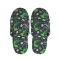 T-Rex And Dino Fossil Pattern Print Slippers