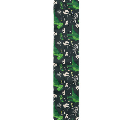 T-Rex And Dino Fossil Pattern Print Table Runner