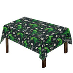T-Rex And Dino Fossil Pattern Print Tablecloth