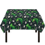 T-Rex And Dino Fossil Pattern Print Tablecloth