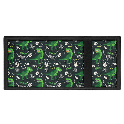 T-Rex And Dino Fossil Pattern Print Trifold Wallet