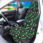 T-Rex And Dino Fossil Pattern Print Waterproof Car Seat Cover