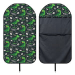 T-Rex And Dino Fossil Pattern Print Waterproof Car Seat Cover