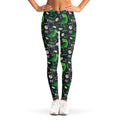 T-Rex And Dino Fossil Pattern Print Women's Leggings