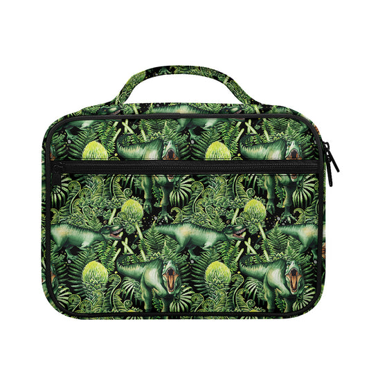 T-Rex Dinosaur And Jurassic Plants Print Briefcase Bible Bag
