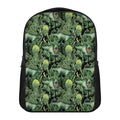 T-Rex Dinosaur And Jurassic Plants Print Casual Backpack