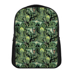 T-Rex Dinosaur And Jurassic Plants Print Casual Backpack