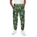 T-Rex Dinosaur And Jurassic Plants Print Cotton Sweatpants