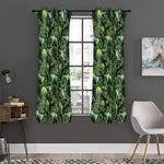 T-Rex Dinosaur And Jurassic Plants Print Curtain