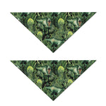 T-Rex Dinosaur And Jurassic Plants Print Dog Bandana