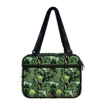 T-Rex Dinosaur And Jurassic Plants Print Double Strap Bible Bag