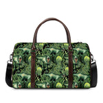 T-Rex Dinosaur And Jurassic Plants Print Duffle Bag