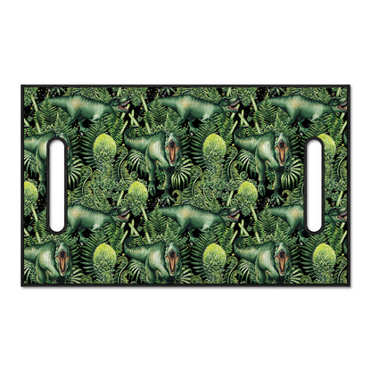 T-Rex Dinosaur And Jurassic Plants Print Golf Cart Seat Cover