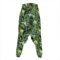 T-Rex Dinosaur And Jurassic Plants Print Hammer Pants