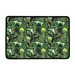 T-Rex Dinosaur And Jurassic Plants Print Kitchen Mat
