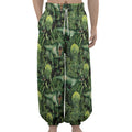 T-Rex Dinosaur And Jurassic Plants Print Lantern Pants