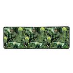 T-Rex Dinosaur And Jurassic Plants Print Long Kitchen Mat