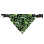 T-Rex Dinosaur And Jurassic Plants Print Over The Collar Dog Bandana