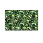 T-Rex Dinosaur And Jurassic Plants Print Polyester Flag