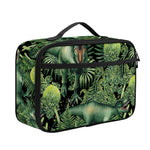 T-Rex Dinosaur And Jurassic Plants Print Portable Lunch Bag