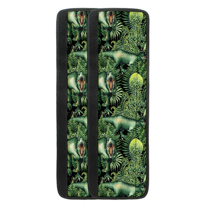 T-Rex Dinosaur And Jurassic Plants Print Refrigerator Handle Covers