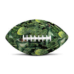 T-Rex Dinosaur And Jurassic Plants Print Rugby Ball