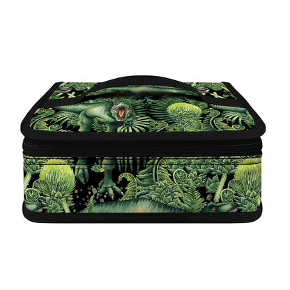 T-Rex Dinosaur And Jurassic Plants Print Small Lunch Bag