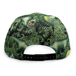 T-Rex Dinosaur And Jurassic Plants Print Snapback Cap