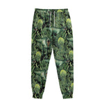 T-Rex Dinosaur And Jurassic Plants Print Sweatpants