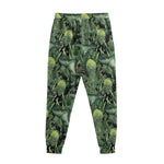 T-Rex Dinosaur And Jurassic Plants Print Sweatpants
