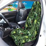 T-Rex Dinosaur And Jurassic Plants Print Waterproof Car Seat Cover