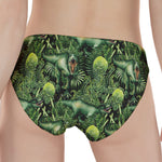T-Rex Dinosaur And Jurassic Plants Print Women's Panties