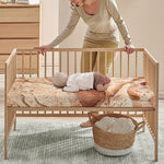 T-Rex Fossil Print Baby Crib Sheet