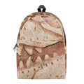 T-Rex Fossil Print School Backpack