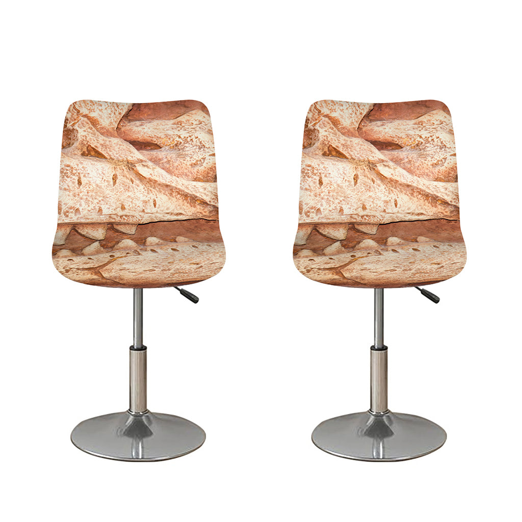 T-Rex Fossil Print Bar Stool Covers