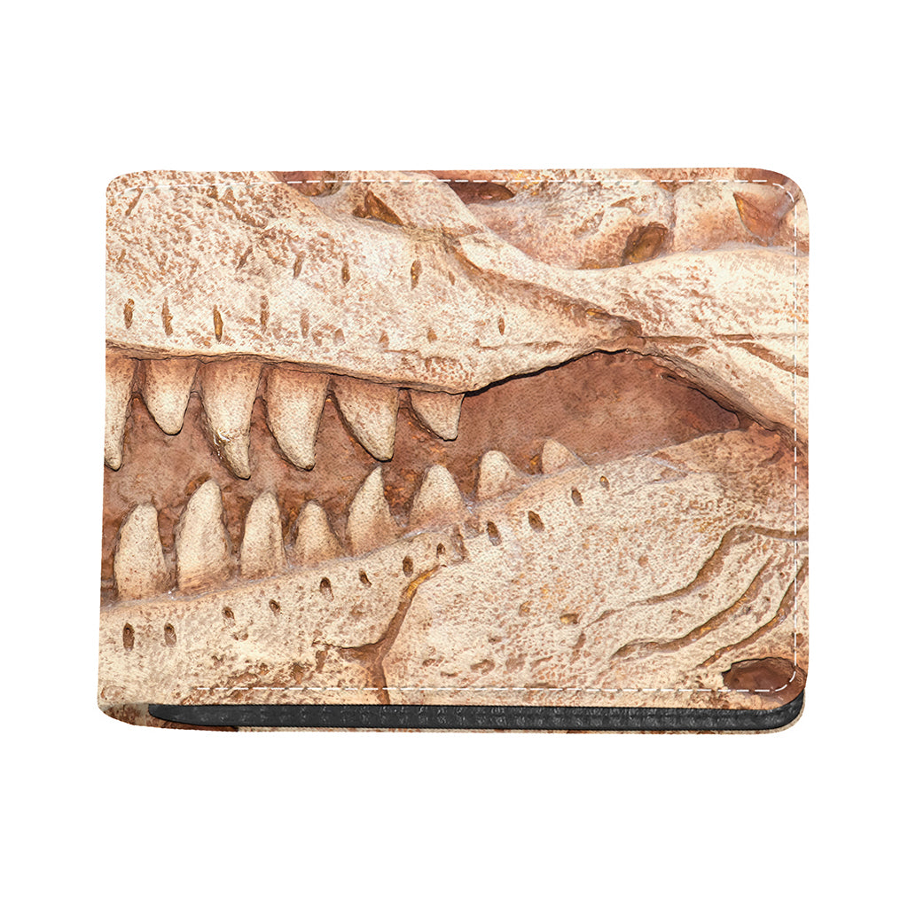 T-Rex Fossil Print Bifold Wallet