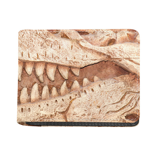 T-Rex Fossil Print Bifold Wallet
