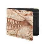 T-Rex Fossil Print Bifold Wallet