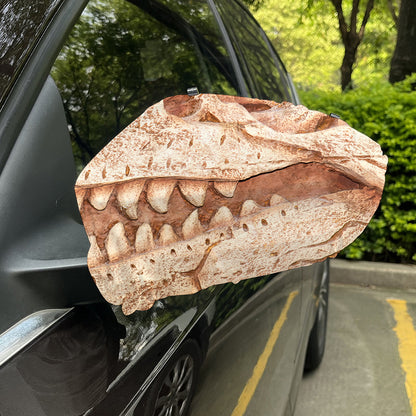 T-Rex Fossil Print Car Side Mirror Covers