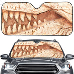 T-Rex Fossil Print Car Windshield Sun Shade