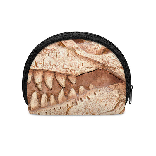 T-Rex Fossil Print Coin Purse