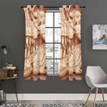 T-Rex Fossil Print Curtain