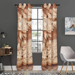 T-Rex Fossil Print Curtain