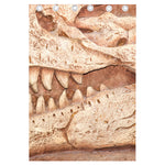T-Rex Fossil Print Curtain